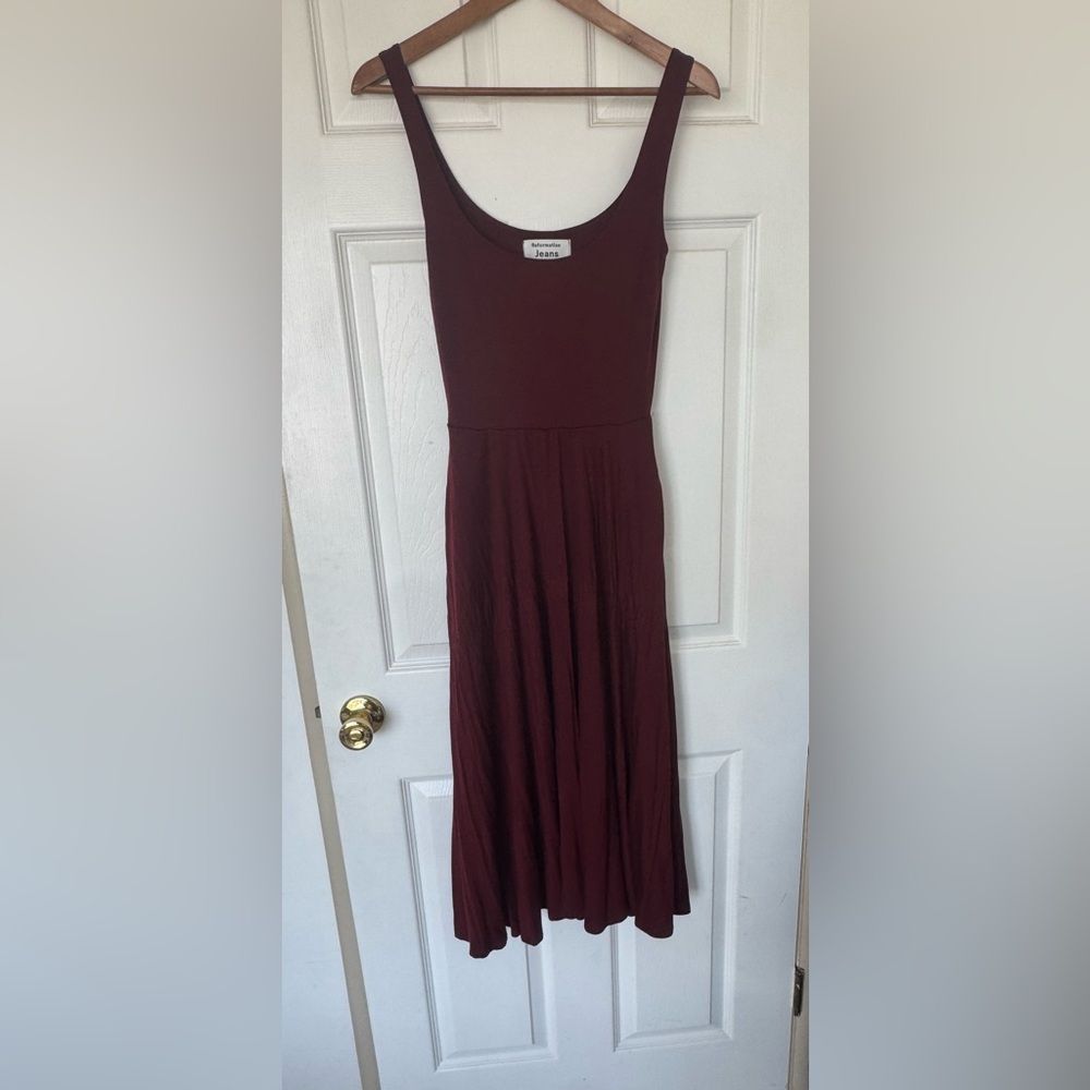 Reformation Deep Burgundy Midi Dress - Picture 3 of 5